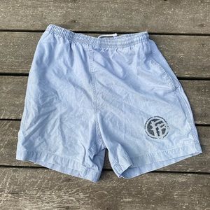 vintage 80s 90s Fast Breakers surf skateboard shorts light gray medium